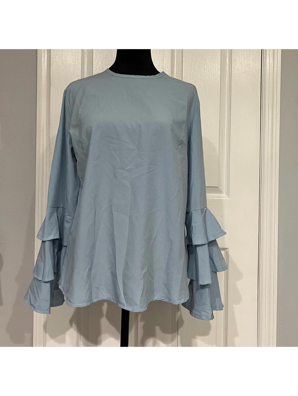 Women’s Long Sleeve Blouse | Zanzea | Size Large